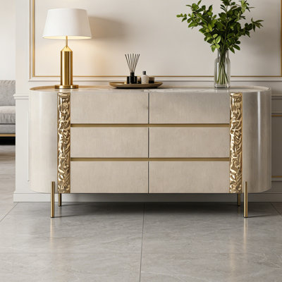 Italian luxury 6-drawer cabinet
