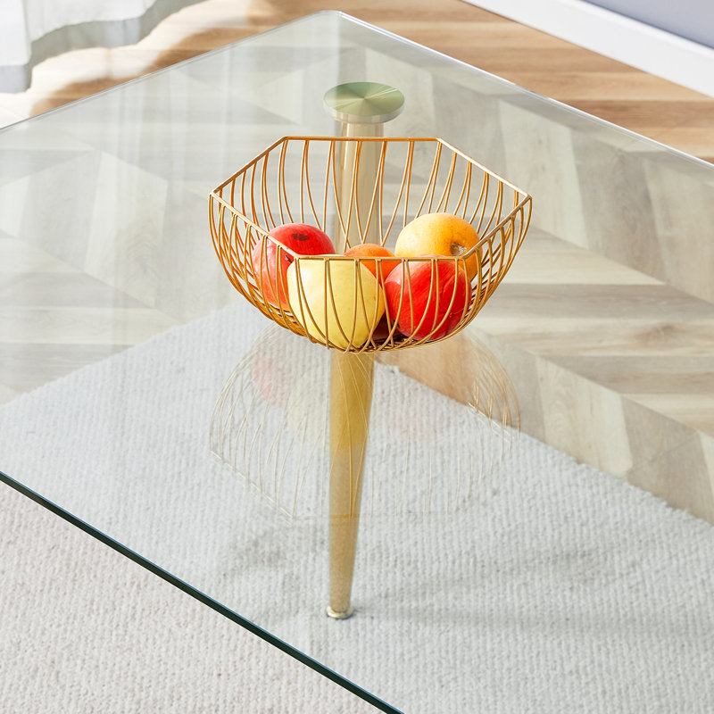 Table de salle à manger Elegant Modern, Doré
