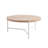 Karelle Round Coffee Table with Metal Legs-1349890045-1349890046