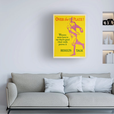 Marcus Jules Over The Plate Canvas Art