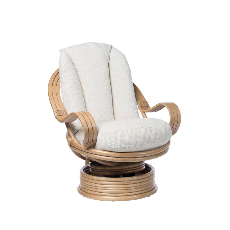 Westbourne Wicker Rocking Chair, Cream/White