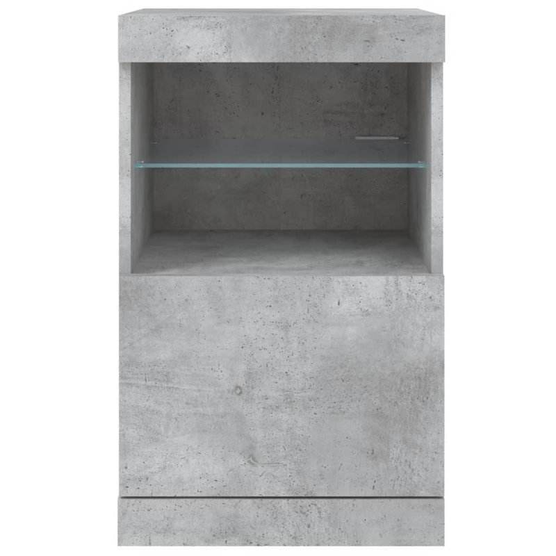 Basim 67 cm H x 41 cm W Standard Bookcase, Concrete Grey
