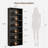 6-Tier Modern Bookcase with Adjustable Shelves & Anti-Tipping Design (63" H)-89479153-89479152
