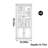 Classic pop white bookcase