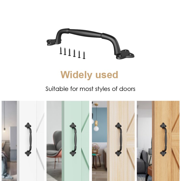 1pc Barn Door Lock 4 Inch Black Hook And Eye Lock Stainless Steel Door Lock  Suitable For Sliding Doors Bedroom Outdoor Windows Cabinets Bathrooms, Today's Best Daily Deals