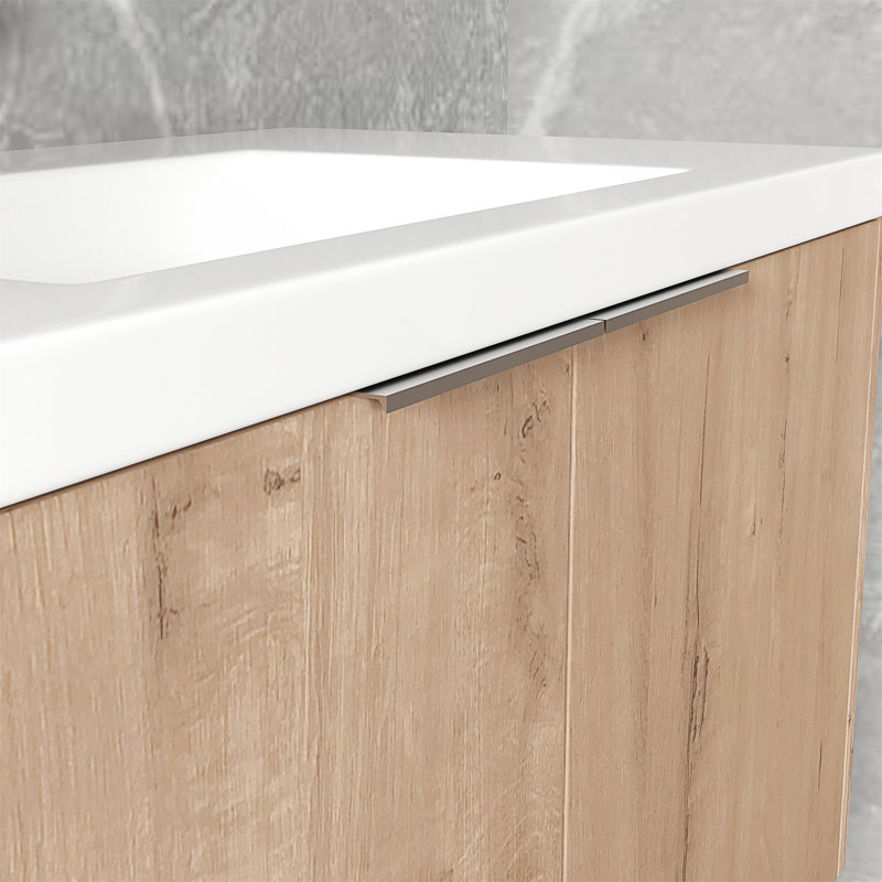 Meuble-lavabo mural 36 po avec lavabo et armoire d'appoint 36 po