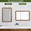 Miroir décoratif rectangulaire en bois-41844432-41844439