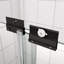 Porte de douche à dérivation, porte coulissante, avec verre trempé de 1/4 po et porte de 44 à 48 po x 70 po-114889524