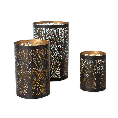 8.5'' H Metal Tabletop Lantern