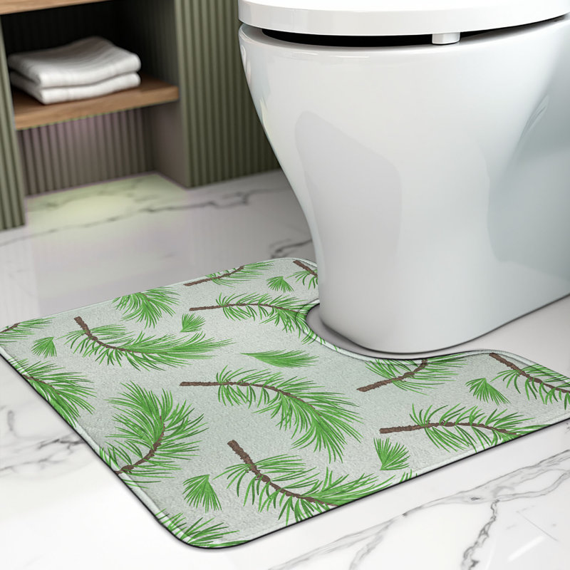 Tapis de salle de bain Leaves