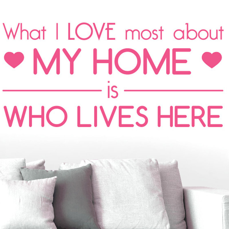 Wall Decal, Large, Pink