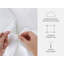 Ensemble de housse de couette en microfibre gris anthracite et blanc Becky Cameron-10121470