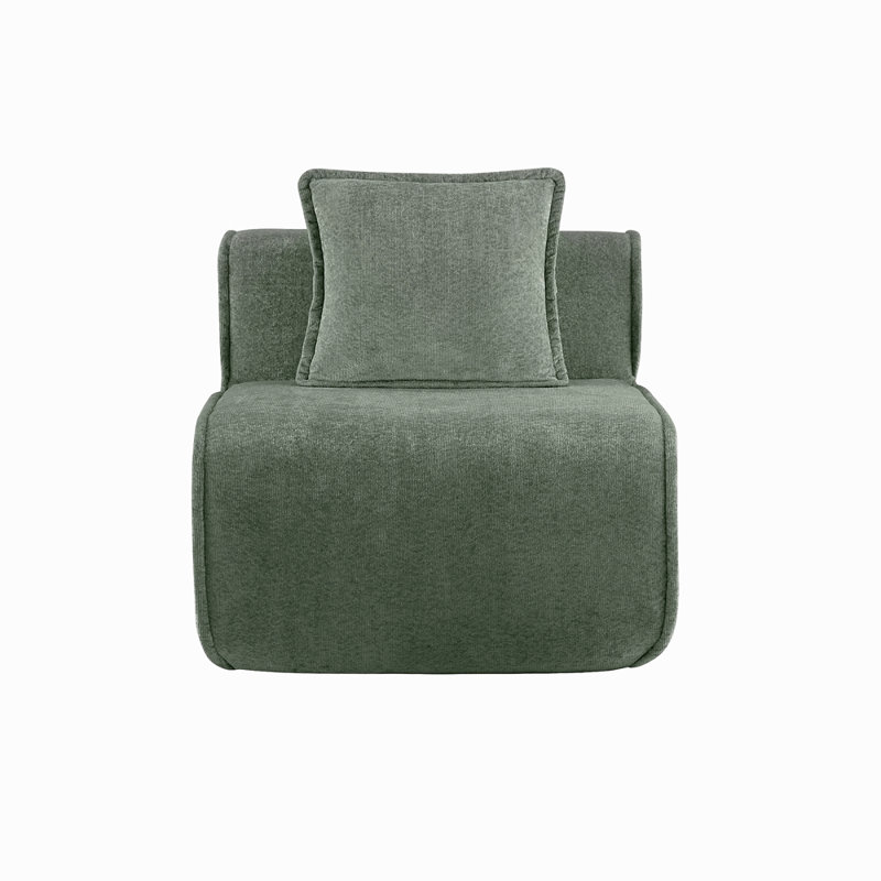 Armless Sofa Velvet