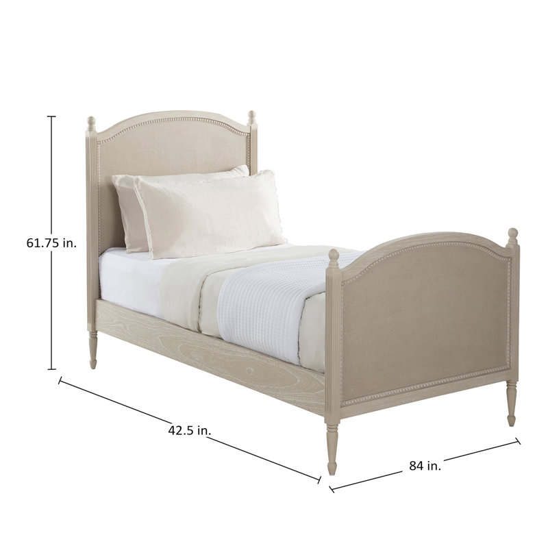 Caroline Bed - White, Twin