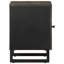 Alysan 40cm W Metal Bedside Table