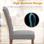 Chaise rembourrée capitonnée en bois massif-90892355-91682946