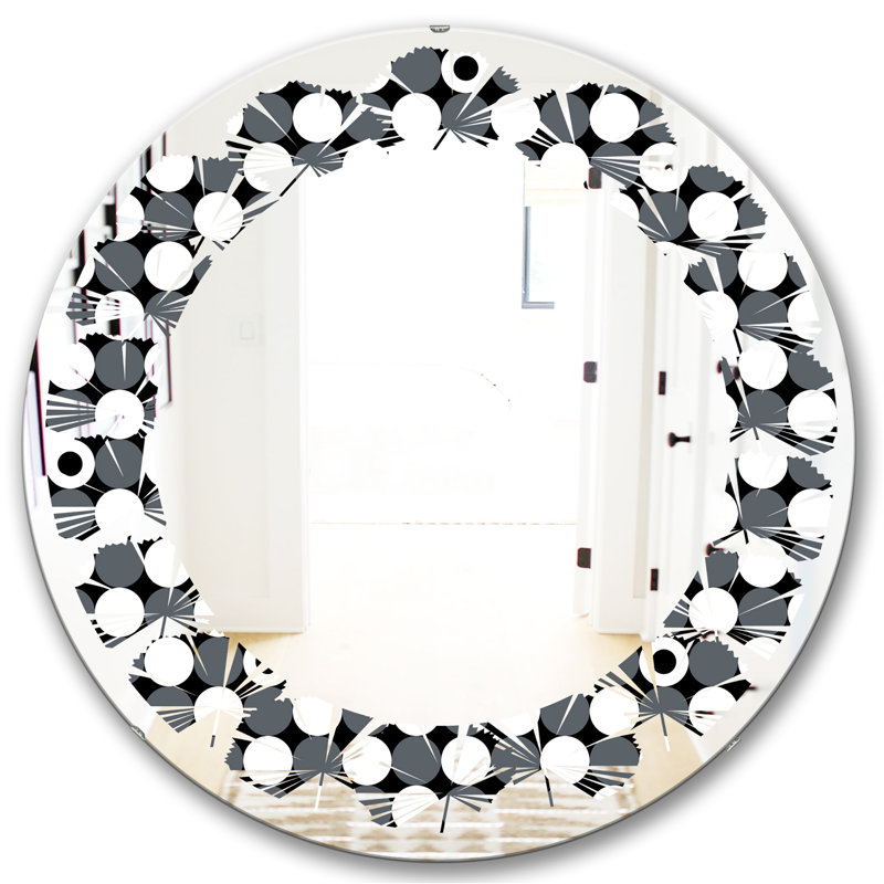 Miroir mural Leaves, H 24 po x l 24 po