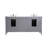 Ain 72'' Double Bathroom Vanity with Marble Top-71226283