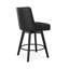 Tabouret de comptoir pivotant de 25,98 po Bianny-1190081030