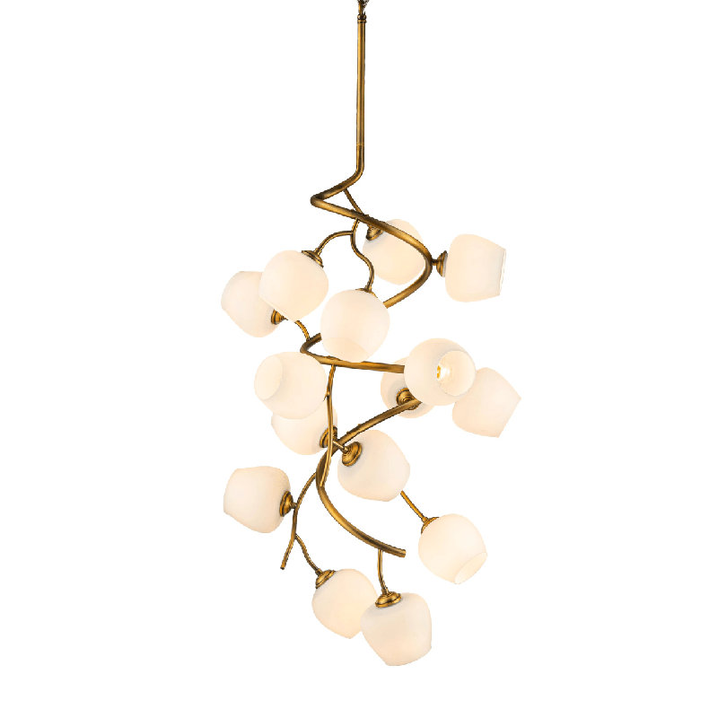 Celestial Bronze Vine Chandelier