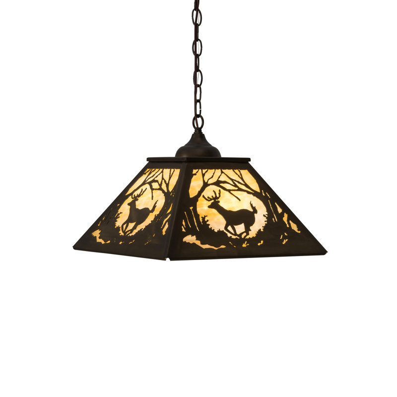 Deer At Dawn 2 - Light Pendant