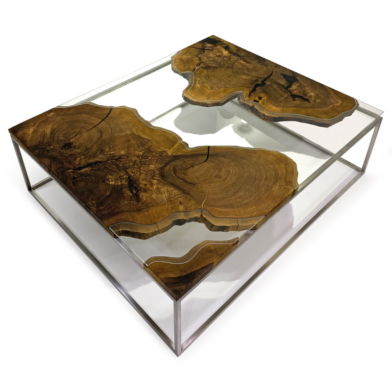 Table basse à cadre Mesthra, Très transparent
