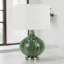 Green Ceramic Table Lamp