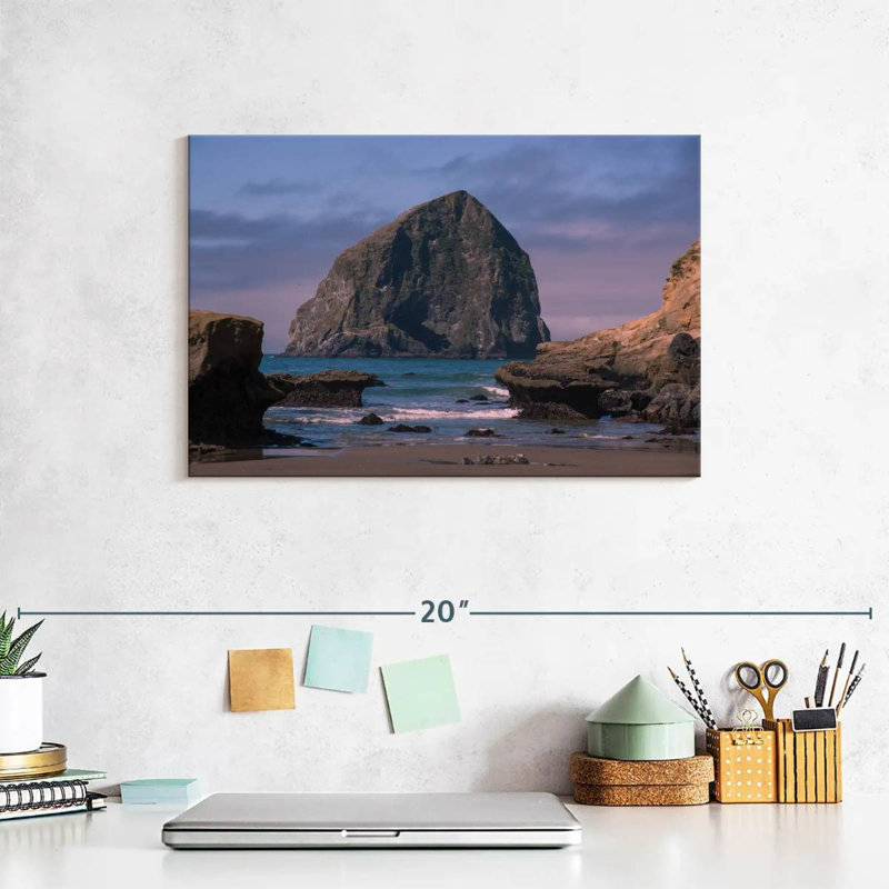 Gillard Oregon Haystack Rock, 8" H x 12" W