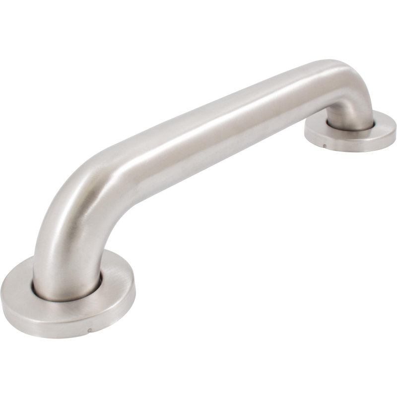 Grab Bar, 3" H x 15" L, Satin Stainless Steel