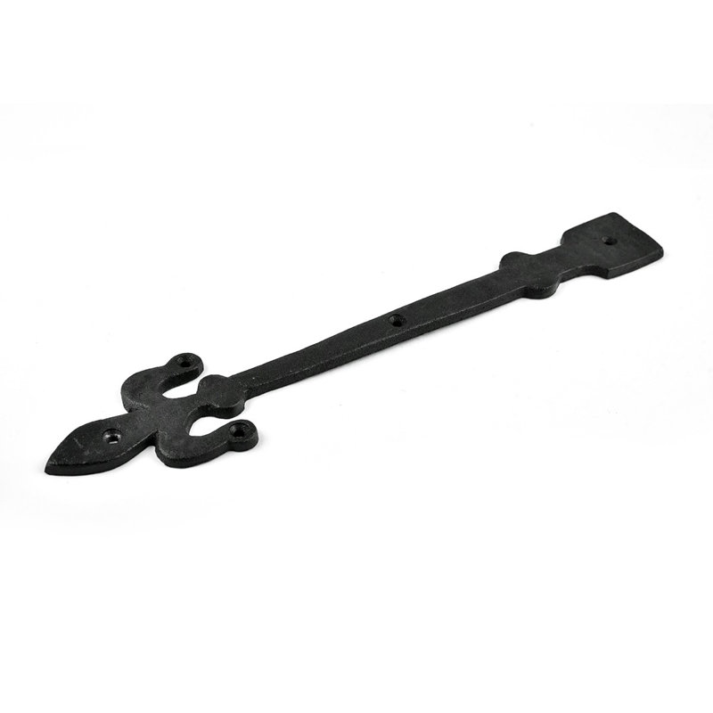 Charnière de porte simple à fixation en surface h 2,5 po x l 12 po