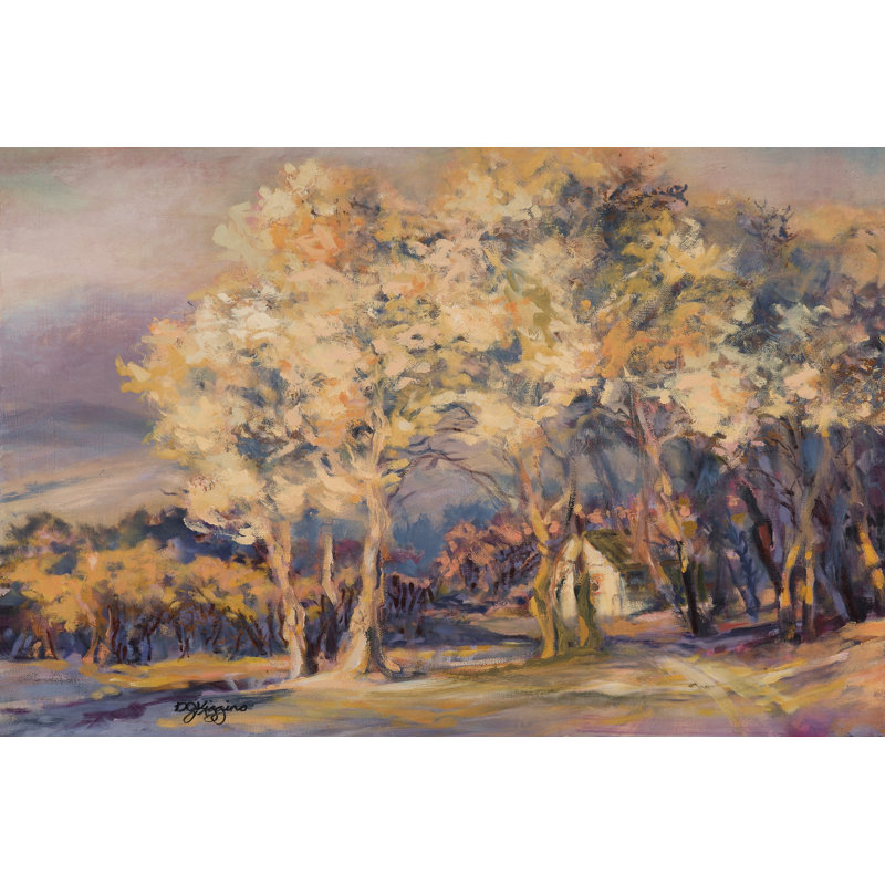 «Nature's Morning II», peinture sur toile, H 8 po x l 12 po