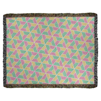 Couverture tissée Katelyn Elizabeth Trapezoids