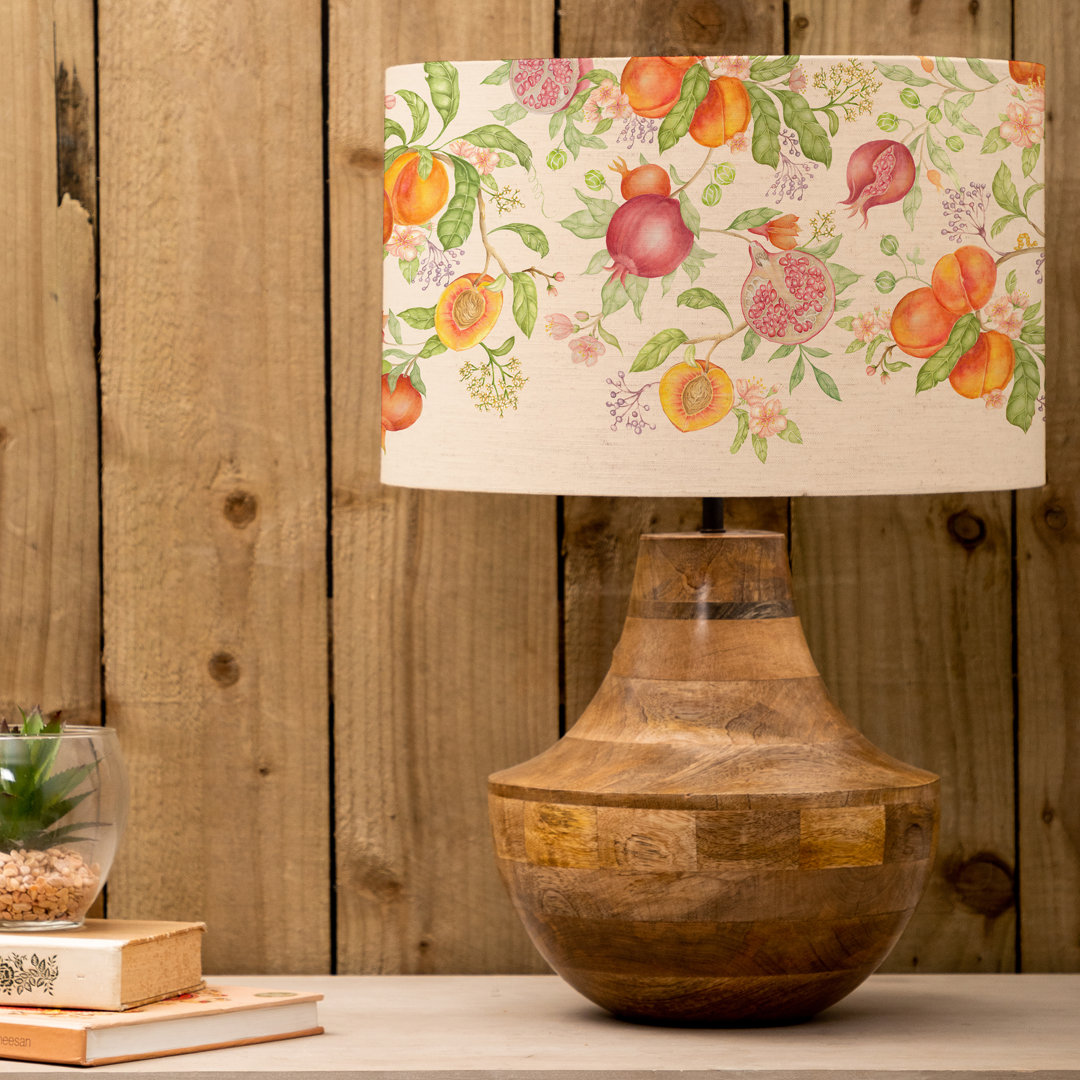Leven Mango Table Lamp & Shrubbery Fruits  Eva Melba Shade