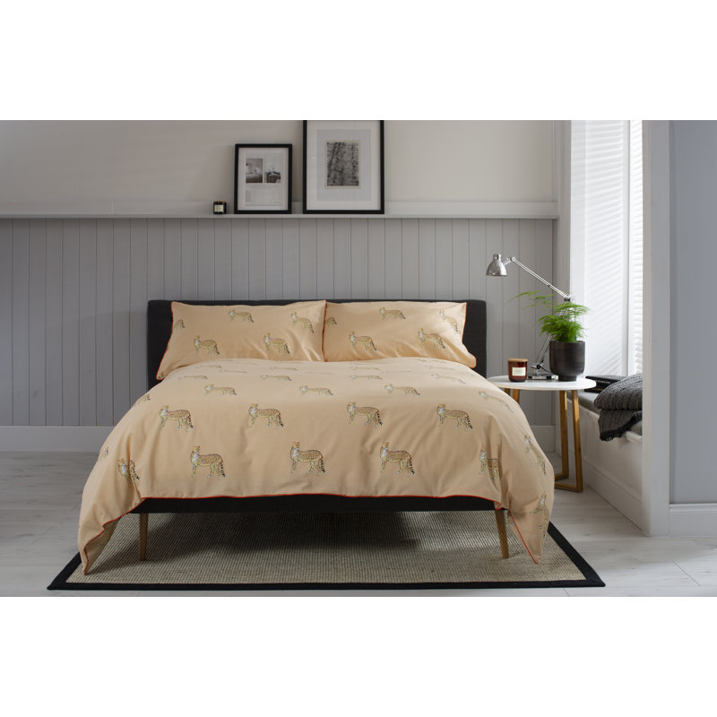 Wild Cat Duvet Cover Set, Single - 2 Standard Pillowcases