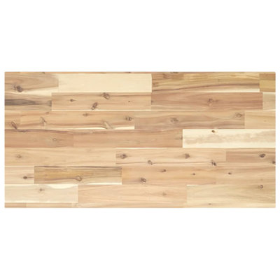  Floating Shelf 39.4X15.7X0.8" Untreated Solid Wood Acacia