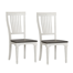 Scranton Slat Back Side Chair in White