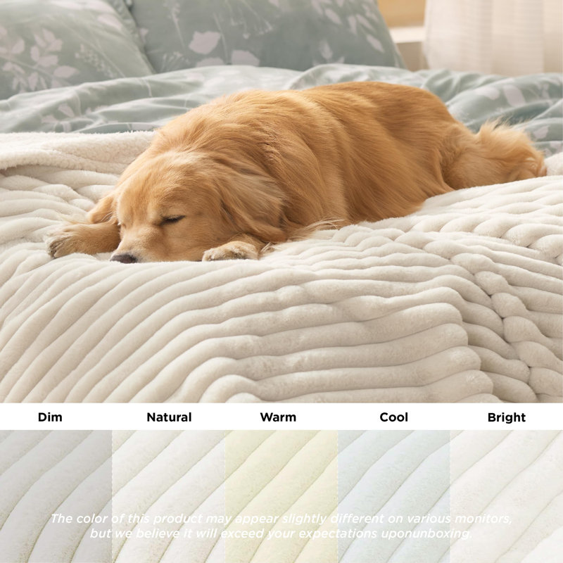 Couvre-lits imperméables pour la literie pour chien - Doux pour chiot, couverture en velours côtelé pour la protection du canapé