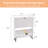 Farmhouse Narrow Shoe Cabinet With 2 Flip Drawers – Freestanding Entryway Organizer With 4 Wooden Legs-1366797162