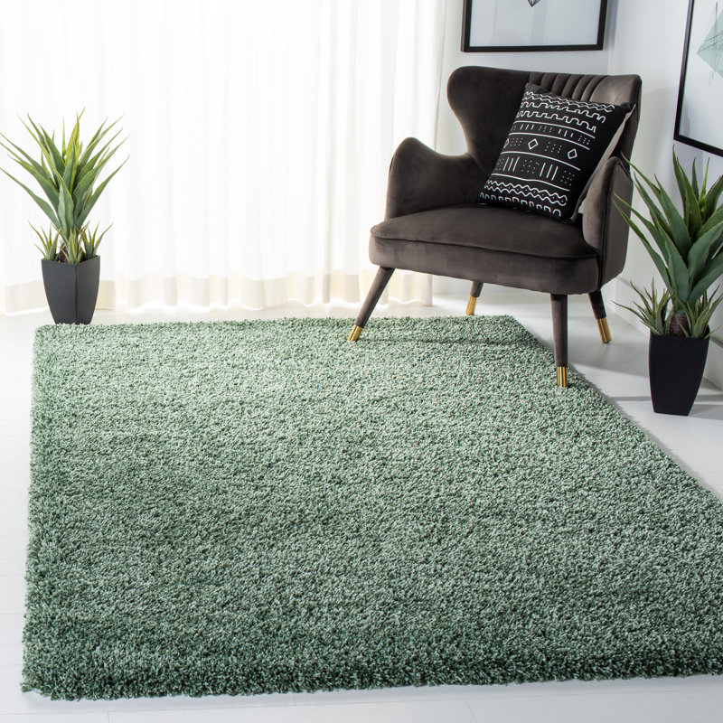 Arawyn Performance Solid Color Rug, Rectangle 8' x 10'
