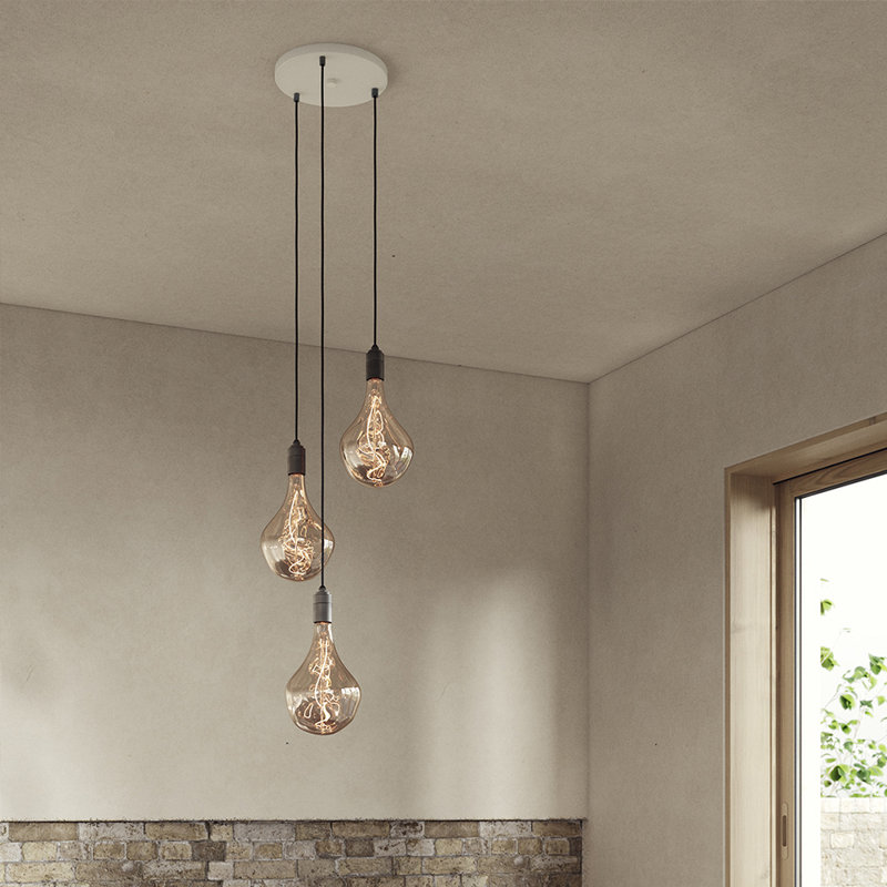 3 - Light Single Pendant, Graphite
