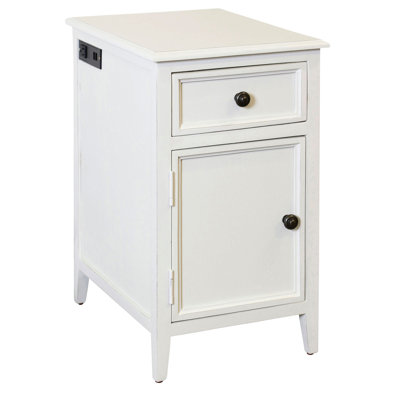 Annebelle End Table with Storage and Built-in Outlets