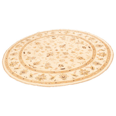Tapis crème Peshawar Oushak 9 pi 9 po x 9 pi 9 po