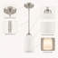 Luminaire suspendu 1 lumière, or brossé-1810137398