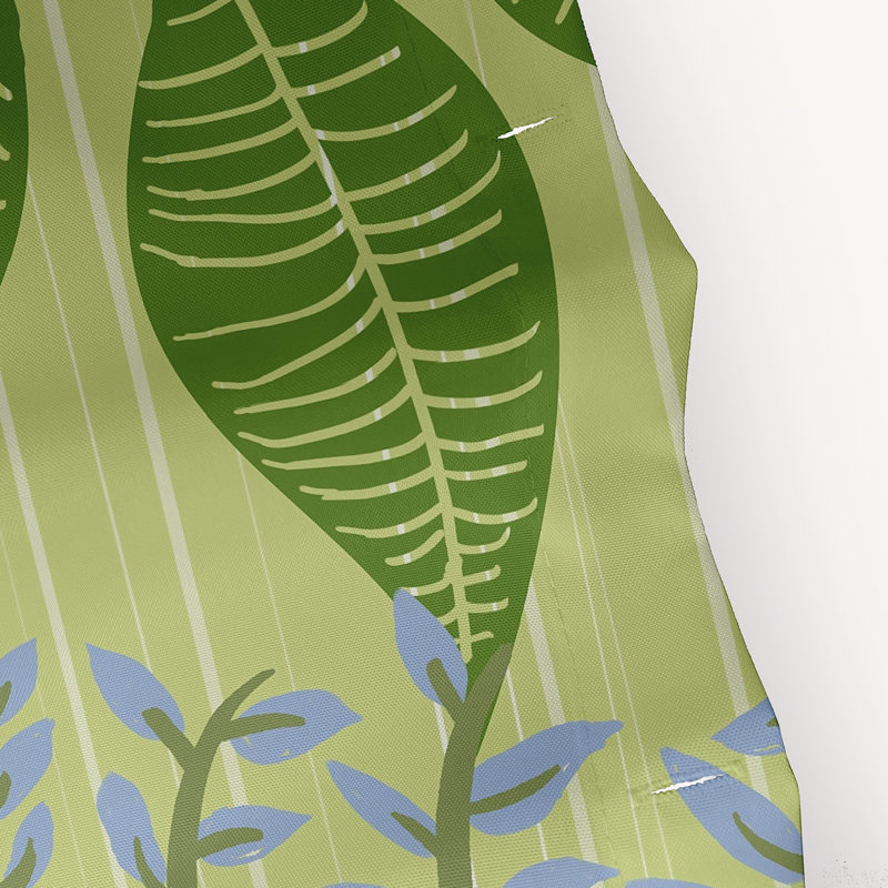 Rideau de douche simple Slezak, Vert