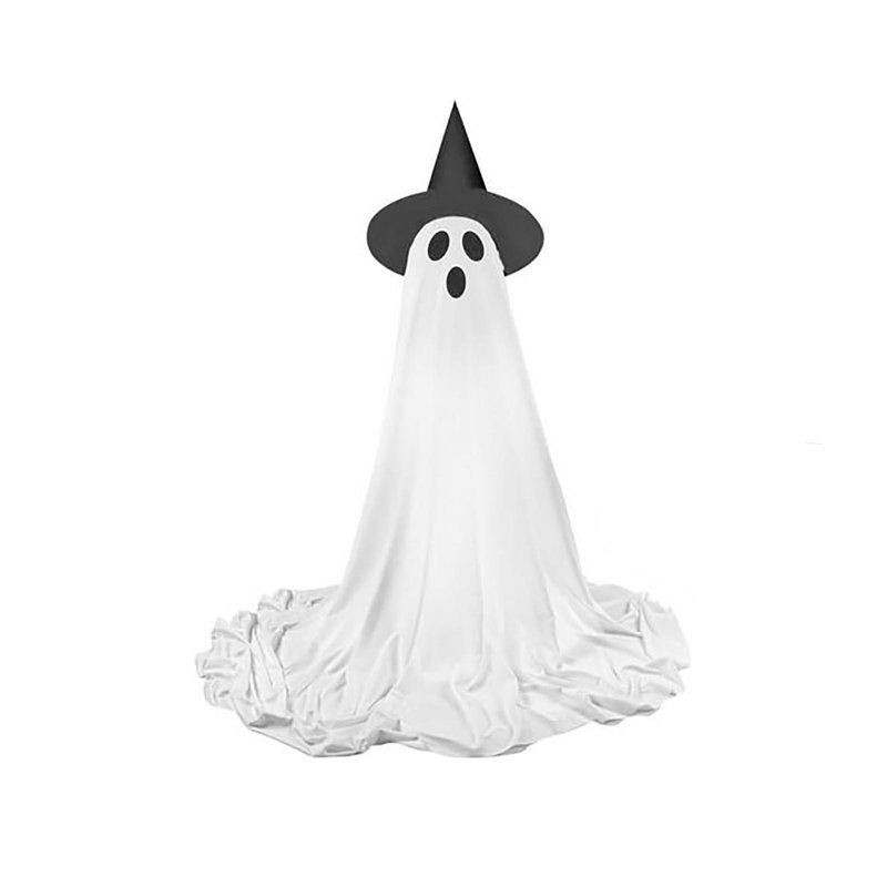 Lampe décorative d'Halloween avec chapeau et télécommande télescopique jusqu'à 2,1 mètres de style USB, A