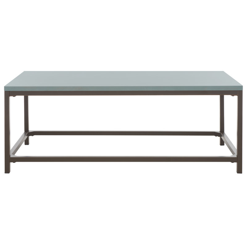 Auton Solid Wood Top Single Coffee Table, Barn Blue