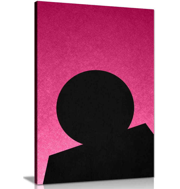 Abstract Shapes - Wrapped Canvas Print, 46cm H x 31cm W