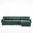Spacious Deep Seat Sectionals, Wood Frame Modern L Shaped Sofa For Home
