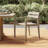 Kinsler Eucalyptus Outdoor Stackable Dining Armchair-2017865727