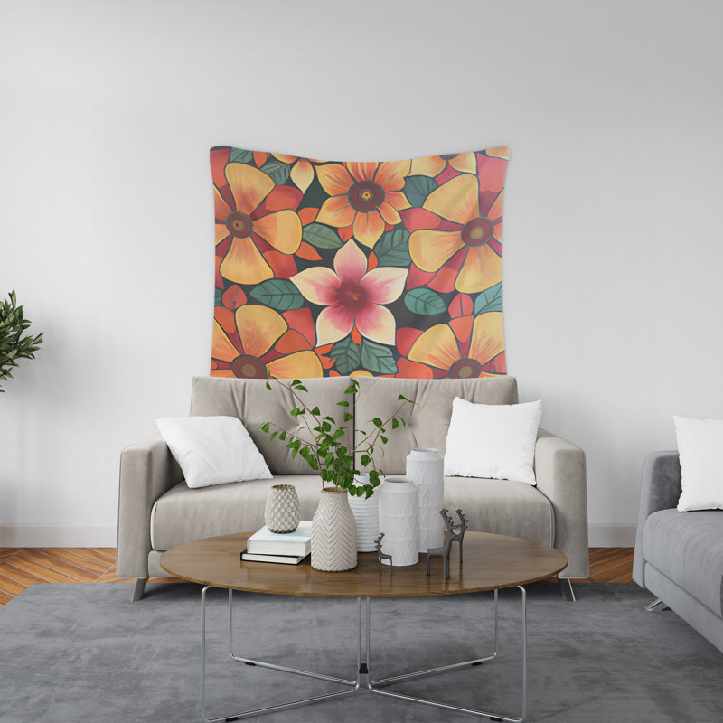 Tapisserie murale, H 88 po x l 104 po